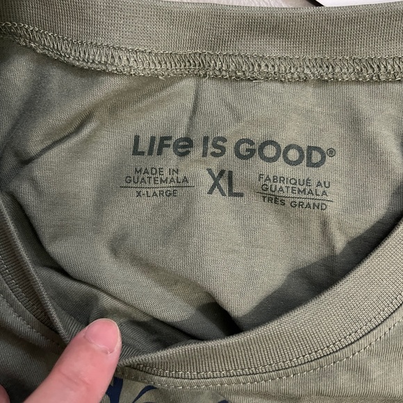NWT - Life is Good Men’s Hiking Graphic Tee - Size XL - Picture 7 of 8